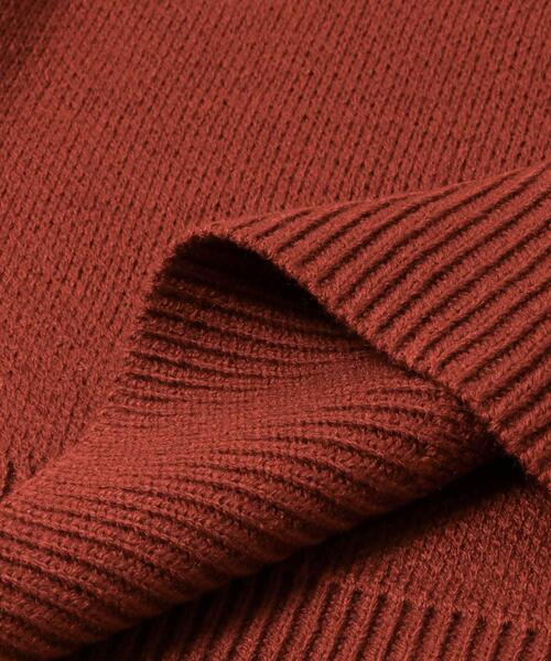 ITEMS URBANRESEARCH（アイテムズ アーバンリサーチ）の「スウェットライクロゴニット（ニット/セーター・レディース・オレンジ/ライトブルー/チャコールグレー/ベージュ・FREE）」の11枚目の写真