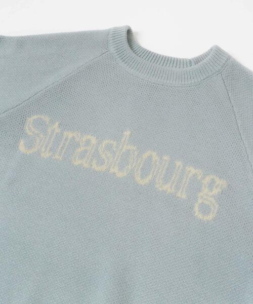 ITEMS URBANRESEARCH（アイテムズ アーバンリサーチ）の「スウェットライクロゴニット（ニット/セーター・レディース・オレンジ/ライトブルー/チャコールグレー/ベージュ・FREE）」の20枚目の写真