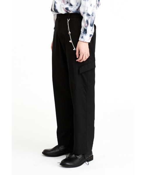 YOUCHE PRET A PORTER(ユッシュプレタポルテ)の「エヌエックスフラップカーゴトラウザー ブラック(スラックス・メンズ・その他・MEDIUM)」の4枚目の写真