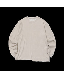 EPISODE UNTITLED（エピソードアンタイトルド）の「LOGO PRINTING CUTTING LONG SLEEVES_BEIGE（Tシャツ/カットソー）」