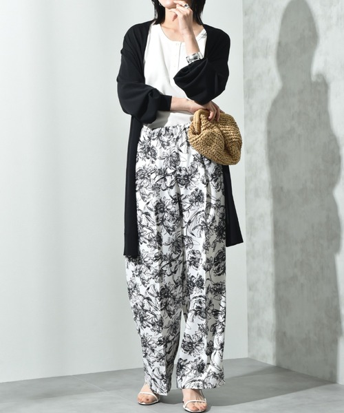 INTERPLANET（インタープラネット）の「【マシーンウォッシャブル・ＵＶ・接触冷感】ロングトッパーカーディガン（カーディガン/ボレロ・レディース・グレー/オフホワイト/ブラック/ネイビー・FREE）」の22枚目の写真