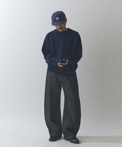 Lui's(ルイス)の「リジットカーブデニムパンツ(デニムパンツ・メンズ・インディゴブルー/ブラック・30/32/34)」の6枚目の写真