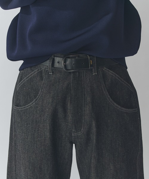 Lui's(ルイス)の「リジットカーブデニムパンツ(デニムパンツ・メンズ・インディゴブルー/ブラック・30/32/34)」の5枚目の写真