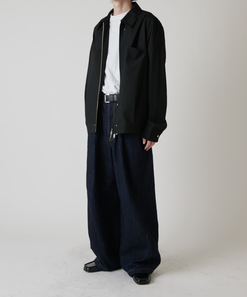 Lui's(ルイス)の「リジットカーブデニムパンツ(デニムパンツ・メンズ・インディゴブルー/ブラック・30/32/34)」の9枚目の写真