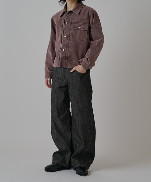 Lui's(ルイス)の「リジットカーブデニムパンツ(デニムパンツ・メンズ・インディゴブルー/ブラック・30/32/34)」の15枚目の写真