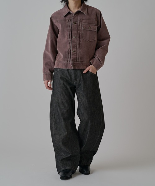 Lui's(ルイス)の「リジットカーブデニムパンツ(デニムパンツ・メンズ・インディゴブルー/ブラック・30/32/34)」の16枚目の写真