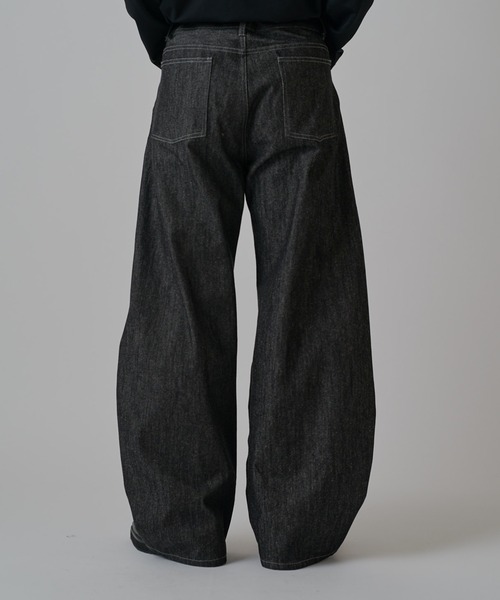 Lui's(ルイス)の「リジットカーブデニムパンツ(デニムパンツ・メンズ・インディゴブルー/ブラック・30/32/34)」の22枚目の写真