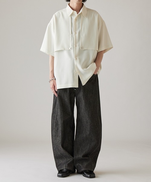 Lui's(ルイス)の「リジットカーブデニムパンツ(デニムパンツ・メンズ・インディゴブルー/ブラック・30/32/34)」の22枚目の写真