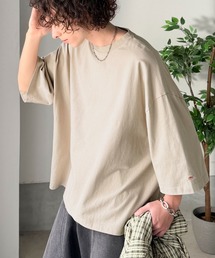 Java（ジャバ）の「《JaVaジャバコラボ》ルーズなシルエットでこなれた抜け感を演出。綿100% ヘビーウェイト素材 スーパーワイドTシャツ（Tシャツ/カットソー）」