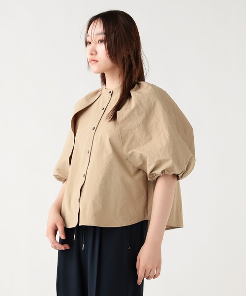 BEAMS HEART(ビームスハート)の「バルーンスリーブ ブラウス(シャツ/ブラウス・レディース・ベージュ/オフホワイト/サックスブルー/ブラック・FREE)」の3枚目の写真