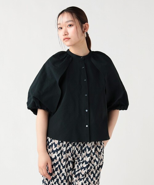 BEAMS HEART(ビームスハート)の「バルーンスリーブ ブラウス(シャツ/ブラウス・レディース・ベージュ/オフホワイト/サックスブルー/ブラック・FREE)」の7枚目の写真
