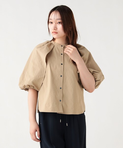BEAMS HEART(ビームスハート)の「バルーンスリーブ ブラウス(シャツ/ブラウス・レディース・ベージュ/オフホワイト/サックスブルー/ブラック・FREE)」の11枚目の写真