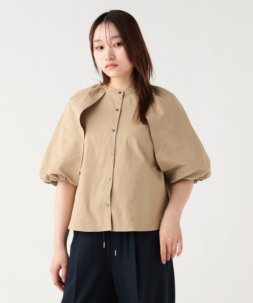 BEAMS HEART(ビームスハート)の「バルーンスリーブ ブラウス(シャツ/ブラウス・レディース・ベージュ/オフホワイト/サックスブルー/ブラック・FREE)」の12枚目の写真