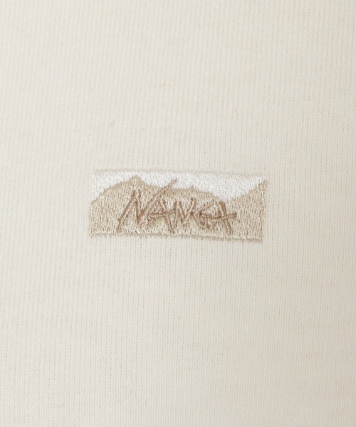 NANGA(ナンガ)の「ECO HYBRID BOX LOGO EMBROIDERY L/S TEE W/エコハイブリッド ボックスロゴ エンブロイダリーティー(Tシャツ/カットソー・レディース・ピンク/ホワイト/カーキ/ブラック・L/M/S)」の22枚目の写真