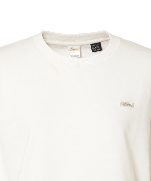 NANGA(ナンガ)の「ECO HYBRID BOX LOGO EMBROIDERY L/S TEE W/エコハイブリッド ボックスロゴ エンブロイダリーティー(Tシャツ/カットソー・レディース・ピンク/ホワイト/カーキ/ブラック・L/M/S)」の20枚目の写真