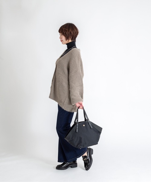 SAN HIDEAKI MIHARA(サンヒデアキミハラ)の「【SAN HIDEAKI MIHARA】バスケットトートバッグ Mサイズ 肩掛け(トートバッグ・レディース・ブラック/グレー・FREE)」の17枚目の写真