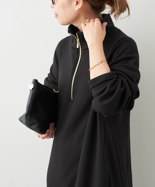 Deuxieme Classe Sweat Dress ブラック Deuxieme Classe（ドゥーズィエムクラス）の「Sweat Dress（ワンピース