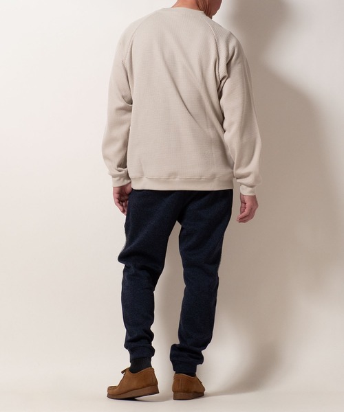 BAYBLO(ベイブロ)の「(SA) カチオン 裏起毛 テーパードパンツ(スウェットパンツ・メンズ・グレー/ブラック/ネイビー・M/L/LL)」の13枚目の写真