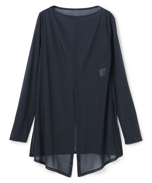 uncrave（アンクレイヴ）の「トリコットシフォン カシュクールトップス（Tシャツ/カットソー・レディース・ピンク系/ブラック系/ネイビー系/ホワイト系・F）」の12枚目の写真