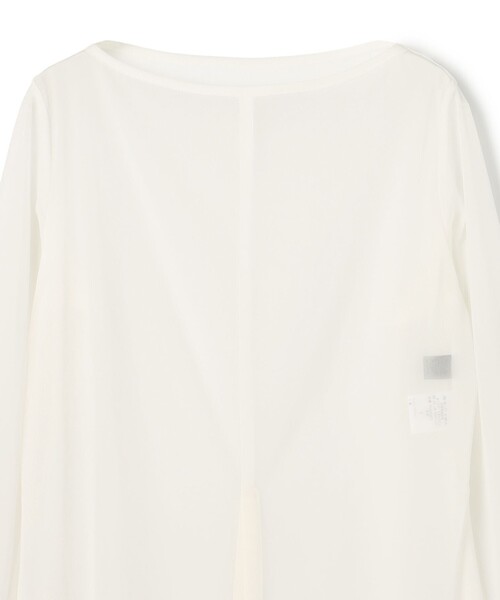 uncrave（アンクレイヴ）の「トリコットシフォン カシュクールトップス（Tシャツ/カットソー・レディース・ピンク系/ブラック系/ネイビー系/ホワイト系・F）」の11枚目の写真