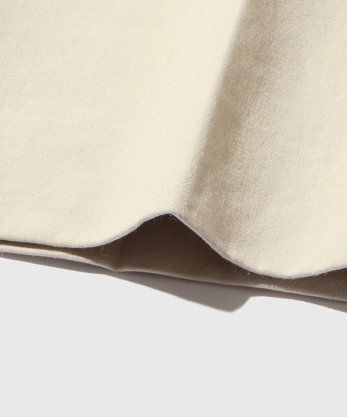 ADAM ET ROPE'（アダムエロペ）の「コットンダブルクロス ベルテッド ワイドスラックス（スラックス・メンズ・ブラック/ベージュ・M/L）」の9枚目の写真