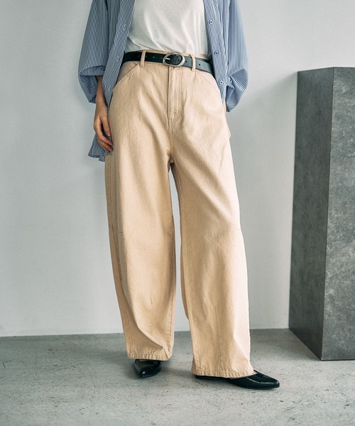 LEPSIM(レプシィム)の「カツラギカラーパンツ 630166(その他パンツ・レディース・ベージュ/キナリ/カーキ・LARGE/MEDIUM)」の14枚目の写真