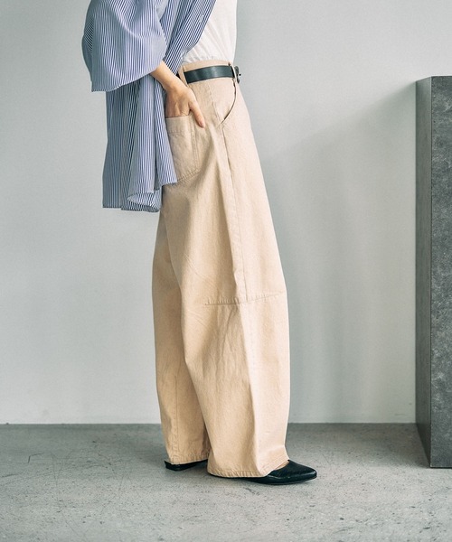 LEPSIM(レプシィム)の「カツラギカラーパンツ 630166(その他パンツ・レディース・ベージュ/キナリ/カーキ・LARGE/MEDIUM)」の15枚目の写真
