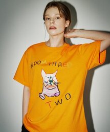 SE09-ROOM THRED TWO TSHIRT ORANGE