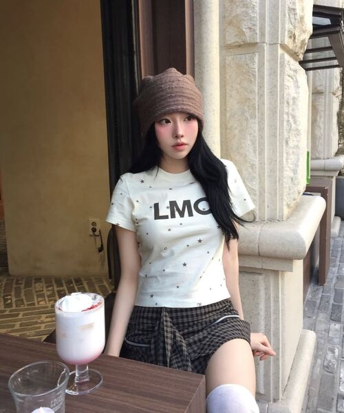LMCの「WM OG クロップドTシャツ フラワーグレー(Tシャツ/カットソー・レディース・その他・M/S)」の6枚目の写真
