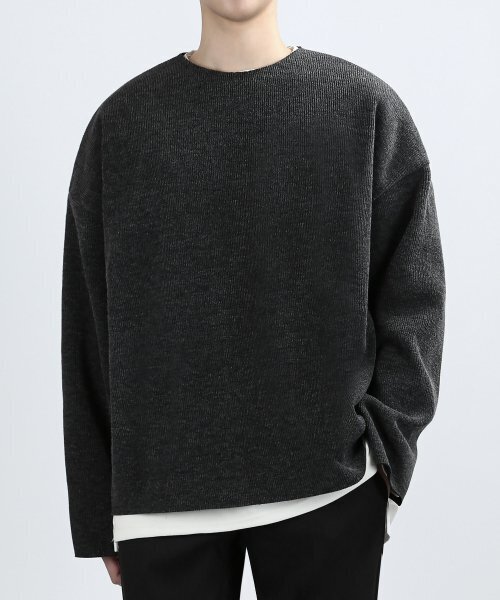 STILL NPR Knit (dark gray) — тёмно‑серый вязаный свитер