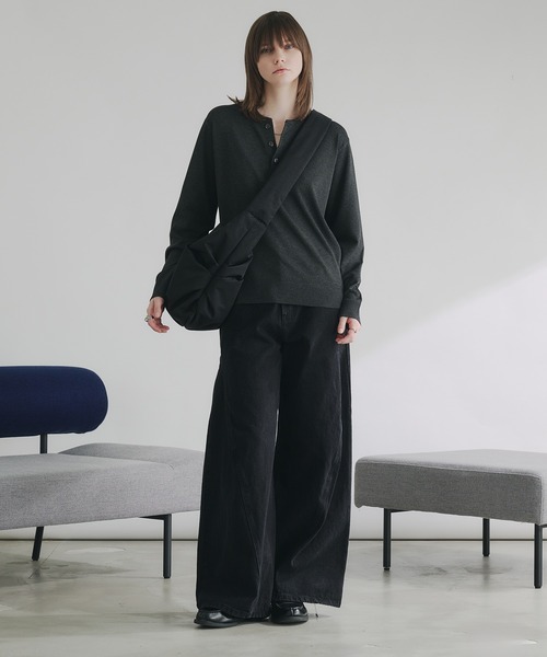 selle glant（セレグランテ）の「URBAN NYLON SHOULDER BAG/アーバンナイロンショルダーバッグ（ショルダーバッグ・メンズ・ブラック/ダークブラウン/ダークグレー・ONE SIZE）」の15枚目の写真