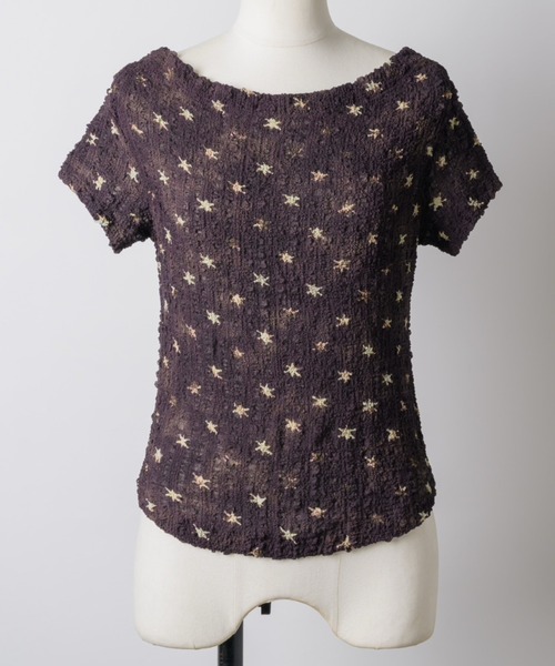 musubore(ムスボレ)の「popcorn shirring gradation print tops / シャーリングプリントトップス(シャツ/ブラウス・レディース・パープル/ブラウン・FREE)」の20枚目の写真
