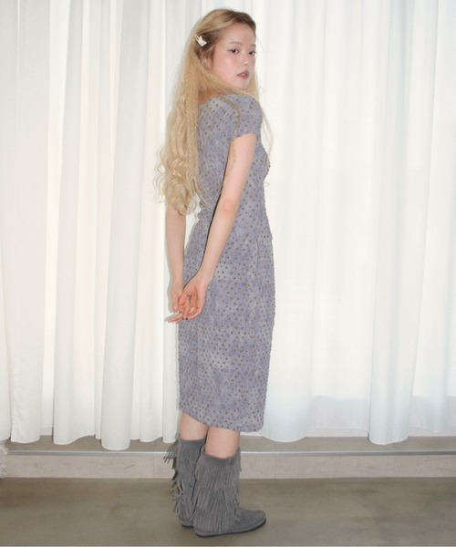 musubore(ムスボレ)の「popcorn shirring gradation print tops / シャーリングプリントトップス(シャツ/ブラウス・レディース・パープル/ブラウン・FREE)」の10枚目の写真