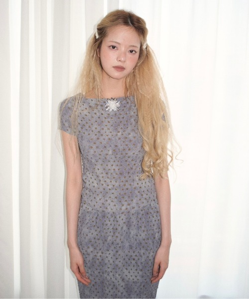 musubore(ムスボレ)の「popcorn shirring gradation print tops / シャーリングプリントトップス(シャツ/ブラウス・レディース・パープル/ブラウン・FREE)」の11枚目の写真