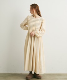 Crisp | タックデザインフレアワンピース(ワンピース)
