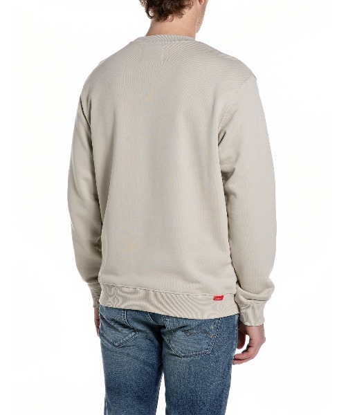 REPLAY(リプレイ)の「コットンテリーフリース(スウェット・メンズ・ブラック/杢グレー/ライトベージュ・MEDIUM/LARGE/X-LARGE/SMALL)」の7枚目の写真