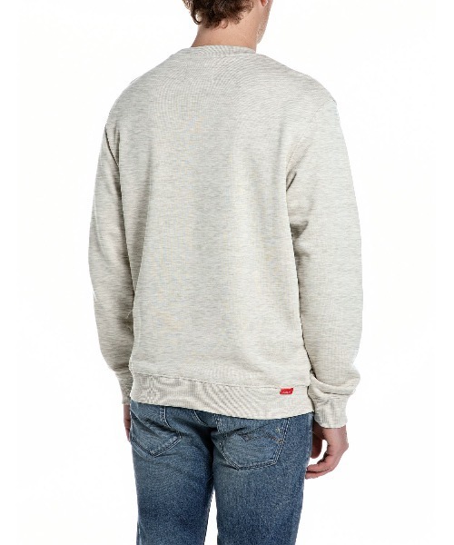 REPLAY(リプレイ)の「コットンテリーフリース(スウェット・メンズ・ブラック/杢グレー/ライトベージュ・MEDIUM/LARGE/X-LARGE/SMALL)」の9枚目の写真
