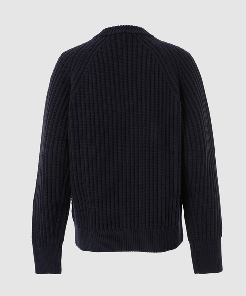JUNYA WATANABE MAN（ジュンヤワタナベマン）の「WOOL RIB BLEACHLNIT（ニット/セーター・メンズ・ブラック/ネイビー・M/L）」の3枚目の写真