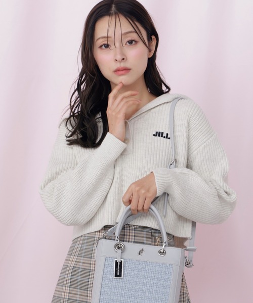 JILL by JILL STUART(ジルバイジルスチュアート)の「ビッグカラー畔ニット(ニット/セーター・レディース・ブルー系その他/レッド系その他/ホワイト/ブラック系その他・FREE)」の12枚目の写真