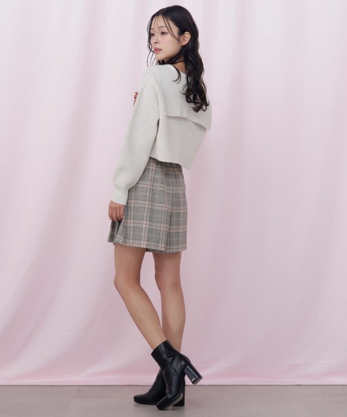 JILL by JILL STUART(ジルバイジルスチュアート)の「ビッグカラー畔ニット(ニット/セーター・レディース・ブルー系その他/レッド系その他/ホワイト/ブラック系その他・FREE)」の17枚目の写真