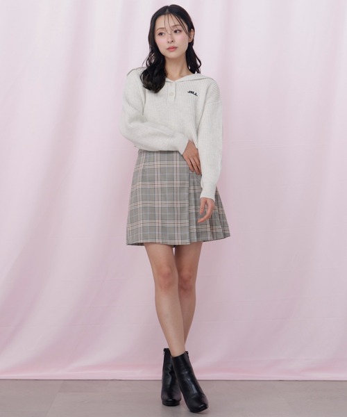 JILL by JILL STUART(ジルバイジルスチュアート)の「ビッグカラー畔ニット(ニット/セーター・レディース・ブルー系その他/レッド系その他/ホワイト/ブラック系その他・FREE)」の15枚目の写真