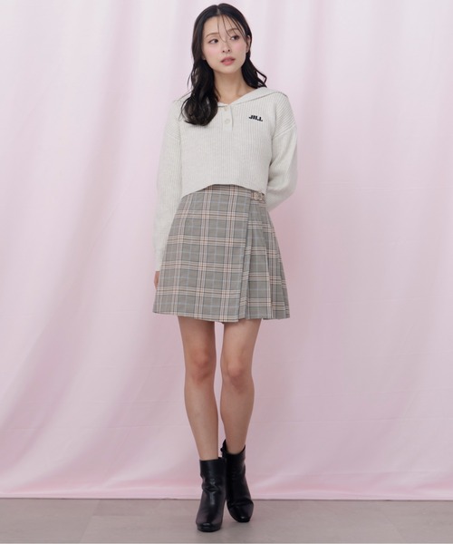 JILL by JILL STUART(ジルバイジルスチュアート)の「ビッグカラー畔ニット(ニット/セーター・レディース・ブルー系その他/レッド系その他/ホワイト/ブラック系その他・FREE)」の14枚目の写真