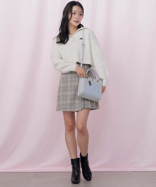 JILL by JILL STUART(ジルバイジルスチュアート)の「ビッグカラー畔ニット(ニット/セーター・レディース・ブルー系その他/レッド系その他/ホワイト/ブラック系その他・FREE)」の16枚目の写真