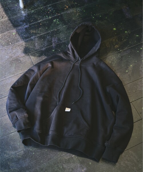 Russell Athletic(ラッセルアスレティック)の「【BerBerJin × RUSSELL ATHLETIC / ベルベルジン × ラッセル アスレティック】NuBlend × Athletic Jersey Double Face Hoodie(スウェット・メンズ・ブラック/ネイビー/グレー・M/L/XL)」の7枚目の写真