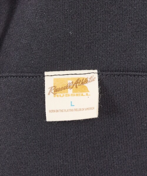 Russell Athletic(ラッセルアスレティック)の「【BerBerJin × RUSSELL ATHLETIC / ベルベルジン × ラッセル アスレティック】NuBlend × Athletic Jersey Double Face Hoodie(スウェット・メンズ・ブラック/ネイビー/グレー・M/L/XL)」の8枚目の写真