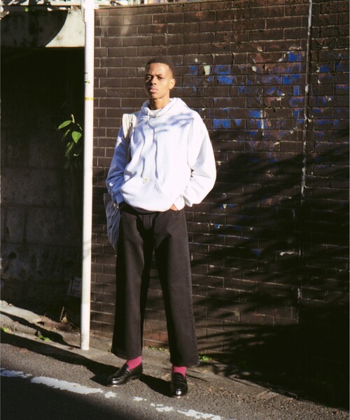Russell Athletic(ラッセルアスレティック)の「【BerBerJin × RUSSELL ATHLETIC / ベルベルジン × ラッセル アスレティック】NuBlend × Athletic Jersey Double Face Hoodie(スウェット・メンズ・ブラック/ネイビー/グレー・M/L/XL)」の10枚目の写真