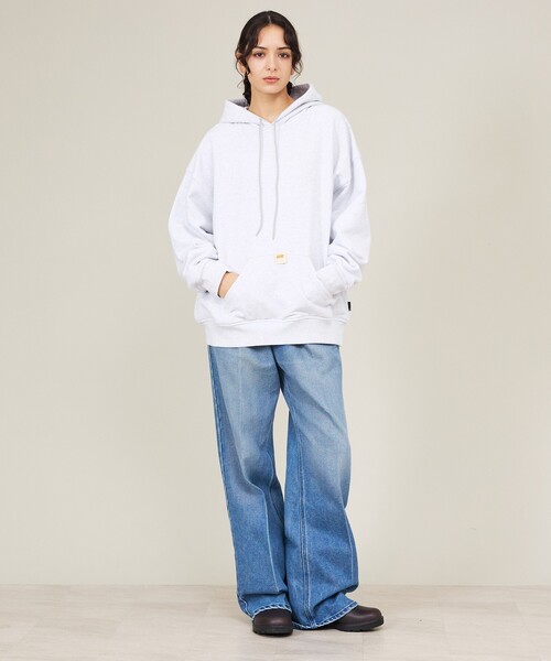 Russell Athletic(ラッセルアスレティック)の「【BerBerJin × RUSSELL ATHLETIC / ベルベルジン × ラッセル アスレティック】NuBlend × Athletic Jersey Double Face Hoodie(スウェット・メンズ・ブラック/ネイビー/グレー・M/L/XL)」の11枚目の写真