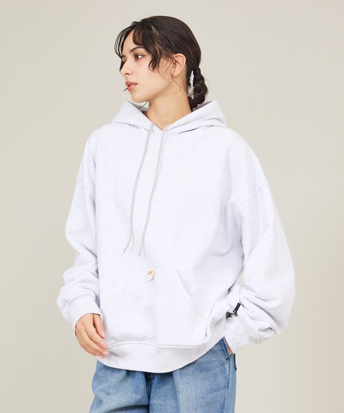 Russell Athletic(ラッセルアスレティック)の「【BerBerJin × RUSSELL ATHLETIC / ベルベルジン × ラッセル アスレティック】NuBlend × Athletic Jersey Double Face Hoodie(スウェット・メンズ・ブラック/ネイビー/グレー・M/L/XL)」の13枚目の写真