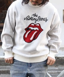 Right-on（ライトオン）の「長袖ニット【therollingstonesコラボ】（ニット/セーター）」