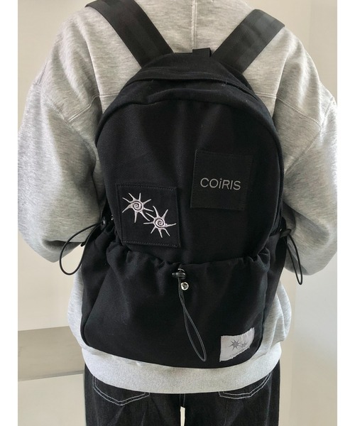 最終値下げ！　貴重　KTZ パッチワーク　リュック　ブラック セール】◇COIRIS◇ブランド直輸入正規品/ベーン パッチワーク バック